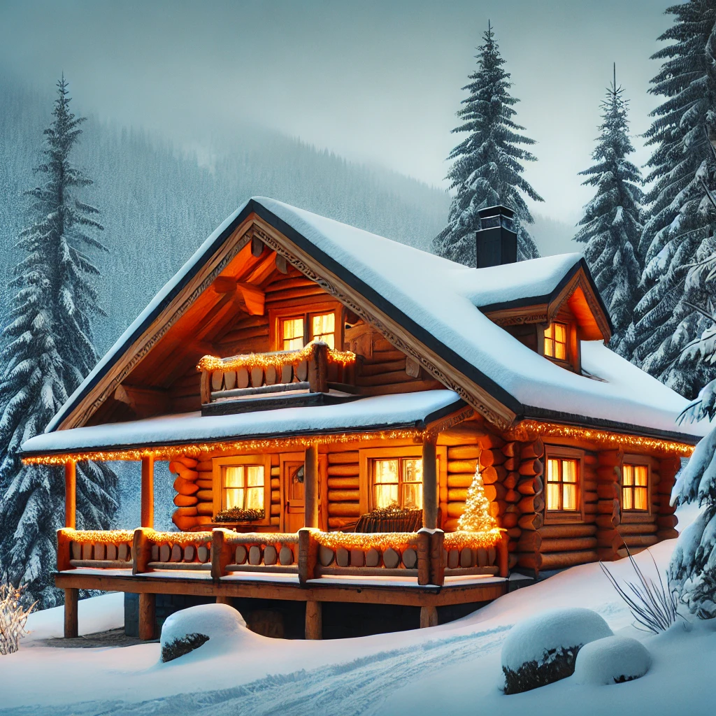 snow cabin